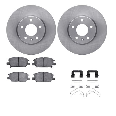 DYNAMIC FRICTION CO 6512-45173, Rotors with 5000 Advanced Brake Pads includes Hardware 6512-45173